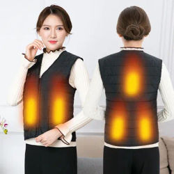 Heated Vest Men Women Usb Heated Jacket Thermal Clothing Hunting Vest Winter Fish Hiking Hunting