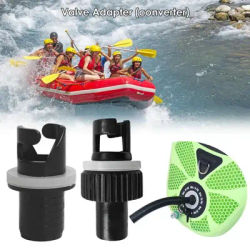 Air Pump Adapter Inflatable Paddle Rubber Boat Kayak Air Adaptor Tire Compressor Converter Nozzle