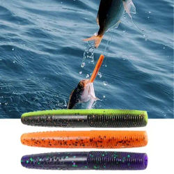 Fishing Lures Worm 10pcs Artificial Worm Fishing Soft Bait Realistic Animated Lure Saltwater Fish