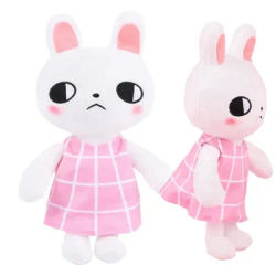 Rabbit Plush Toy Pink Bunny Plush Toy Soft Pink Bunny Stuffed Animal Rabbit Plush Doll Toy For