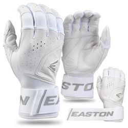 Easton Mav Pro Locked In Adult Batting Gloves White/White