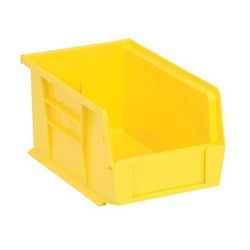 Quantum Food Service QUS221 YL Stack & Hang Shelf Bin - 9 1/4" x 6", Yellow