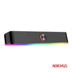 Top GS560 Adiemus aux 3.5mm stereo surround music smart RGB speakers column sound bar for computer