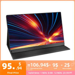 New Portable Monitor 13.3 Inch 1080P USB With Speaker Ultra Thin Screen Display Type C For Laptop