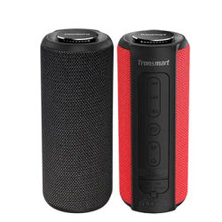 Top T6 Plus Bluetooth Speaker 40W Portable Speaker Deep Bass Soundbar with IPX6 Waterproof, Power