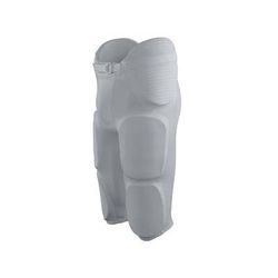 Augusta Sportswear AG9600 Gridiron Integrated Football Pant in Silver Grey size Small | Polyester 9600