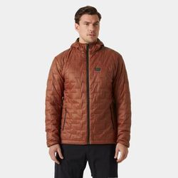 Helly Hansen Men's Lifaloft Hooded Lightweight Insulator Jacket Brown XL
