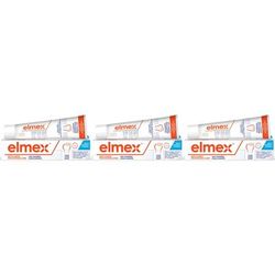 Elmex® Senza mentolo Set da 3 3x75 ml Dentifricio
