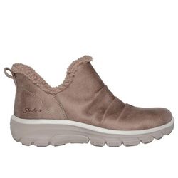 Skechers Women's Relaxed Fit: Easy Going - Sweet Treasure Boots | Size 10.0 | Taupe | Textile | Vegan