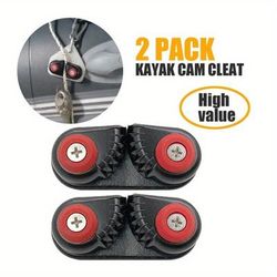 TEMU 1pc/2pcs Durable Aluminum Cam Cleat For Kayaks, And Sailing Boats - Lines And Improve Control