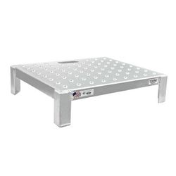 New Age 53601 Ergo Single Step Platform - Aluminum, Silver