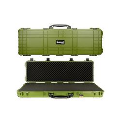 Bushnell 38in Waterproof Roller Hard Rifle Case w/Foam Green BN00013-GRN