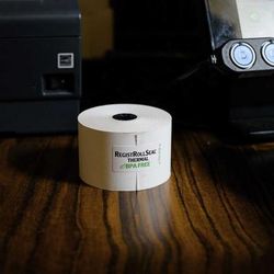 National Checking Company 7441SP Thermal Register Roll - 1" x 230', White, Case of 50