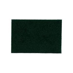 3M 96N Niagara Medium Duty Scour Pad - 9" x 6", Green, Rust free, Durable, Case of 20