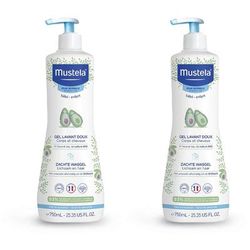 Mustela® Gel Detergente Delicato Set da 2 2x750 ml Sapone liquido