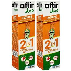Aftir Duo Lozione Anti-Pidocchi & Lendini Set da 2 2x100 ml