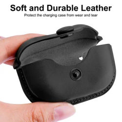 Étui de luxe antichoc en cuir PU pour écouteurs sans fil, housse de Protection pour Airpods 1/2/3 Pro 1/2 génération, gaine de Protection classique