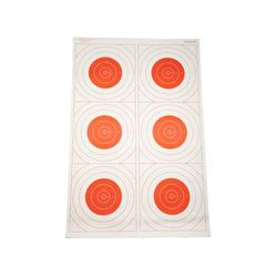 Action Target Six Bull's-Eye Military Training Target 23 x 35 100 Per Box