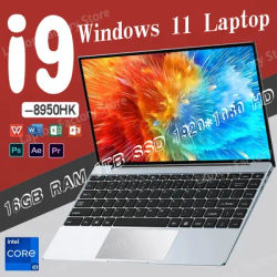 2025 New i9 Windows 11 Laptop Intel CORE i9-8950HK Notebook 14.1 Inch 16GB RAM 1TB 2TB SSD 1920*1080HD Gaming laptops Pc Gamer
