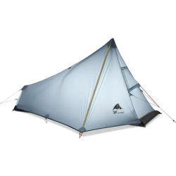 3F UL GEAR Oudoor Ultralight Camping Tent 1 Person Professional 15D Nylon Silicone Rodless Tent Lightweight Camping Gear