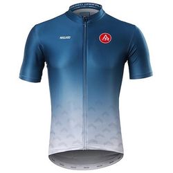 Per uomo Maglia da Ciclismo Sfumatura Manica Corta Bicicletta Maglia con 3 tasche posteriori Strisce Riflettenti Tasca Posteriore Elastico Dislittamento Gli sport Nero Giallo Viola scuro Abbigliamento