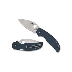 Spyderco Sage 5 Cobalt Blue G-10 Cpm Spy27 Plainedge - C123GPCBL
