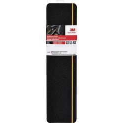 3M 7768NA Slip-Resistant Tread, Reflective Stripe, 6"Wx24'L, Black MMM7768NA