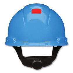 3M H703SFRUV SecureFit H-Series Hard Hats, H-700 Cap with UV Indicator, 4-Point Pressure Diffusion Ratchet Suspension, Blue MMMH703SFRUV