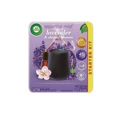 Air Wick 98576 Essential Mist Starter Kit, Lavender and Almond Blossom, 0.67 oz, 4/Carton - Case of 4 RAC98576