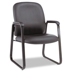 Alera GE43LS10B Genaro High-Back Guest Chair, 24.60" x 24.80" x 36.61", Black Seat/Black Back, Black Base ALEGE43LS10B