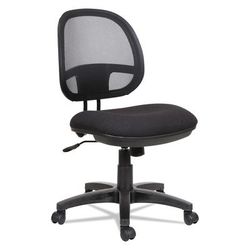 Alera IN4814 Interval Series Swivel/Tilt Mesh Chair, Supports up to 275 lbs, Black Seat/Black Back, Black Base ALEIN4814