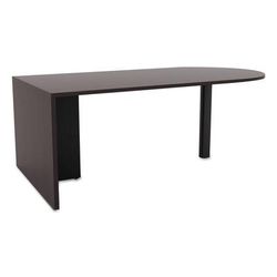 Alera VA277236ES Valencia Series D Top Desk, 71w x 35.5d x 29.63h, Espresso ALEVA277236ES