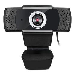 Adesso CYBERTRACKH4 CyberTrack H4 1080P HD USB Webcam with Microphone, 1920 pixels x 1080 pixels, 2.1 Mpixels, Black ADECYBERTRACKH4