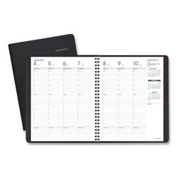 At-A-Glance 70-865-05 Weekly Vertical-Column Appointment Book Ruled for Hourly Appointments, 8.75 x 7, Black Cover, 13-Month (Jan-Jan): 2024-2025 AAG7