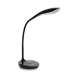 Bostitch® KTVLED1502BL Konnect Gooseneck Desk Lamp, Black BOSKTVLED1502BL