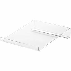 Business Source 28951 Calculator Stand, Acrylic, Angled, 9"x11"x2", Clear BSN28951