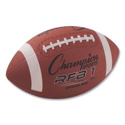 CH Products RFB1 Rubber Sports Ball, Football, Official NFL, No. 9, Brown CSIRFB1