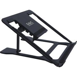First-Base 296585WHI Portable Laptop Stand With 6 Height Levels, Notebook, Tablet Support, Aluminum Alloy, Black