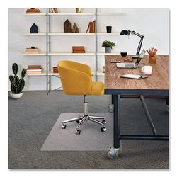 Floortex PF1115225EV Cleartex Advantagemat Phthalate Free PVC Chair Mat for Low Pile Carpet, 60 x 48, Clear FLRPF1115225EV