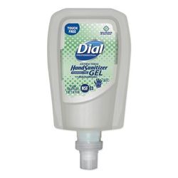 Dial Professional 19029 FIT Fragrance-Free Antimicrobial Gel Hand Sanitizer Manual Dispenser Refill, 1000 mL, 3/Carton - Case of 3 DIA19029