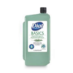 Dial Professional 33821 Basics MP Free Liquid Hand Soap, Unscented, 1 L Refill Bottle, 8/Carton - Case of 8 DIA33821