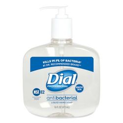 Dial Professional 80784 Sensitive Skin Liquid Soap, 16oz., Clear
