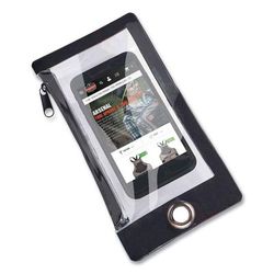 Ergodyne 19762 Squids 3760 Phone Pouch + Trap for Standard Size Phones, Clear/Black, Ships in 1-3 Business Days