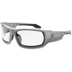 Ergodyne 50103 Skullerz Odin Safety Glasses, Gray Frame/Clear Lens, Anti-Fog, Nylon/Polycarb, Ships in 1-3 Business Days EGO50103