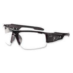 Ergodyne 52003 Skullerz Dagr Safety Glasses, Black Nylon Impact Frame, Anti-Fog Clear Polycarbonate Lens, Ships in 1-3 Business Days