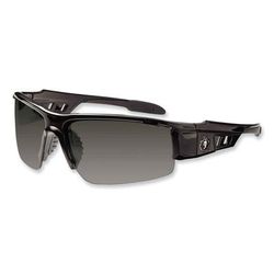 Ergodyne 52033 Skullerz Dagr Safety Glasses, Black Nylon Impact Frame, Anti-Fog Smoke Polycarbonate Lens, Ships in 1-3 Business Days EGO52033