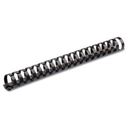 Fellowes FEL52509 Plastic Comb Bindings, 3/4" Diameter, 150 Sheet Capacity, Black, 25/Pack - Pack of 25