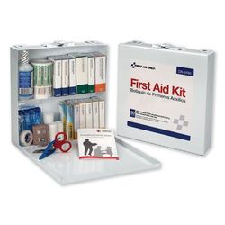 First Aid Only 226-U First Aid Station for 50 People, 196 Pieces, OSHA Compliant, Metal Case FAO226U