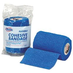 First Aid Only 5933 First-Aid Refill Flexible Cohesive Bandage Wrap, 3" x 5 yd, Blue FAO5933