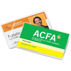 GBC® 3300371 Business Card Size Laminating Pouches, 2 3/16 x 3 11/16, 7 Mil, 100/Bx - Box of 100